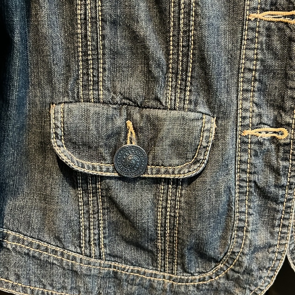 Live A Little Ladies Jean Jacket - Picture 2 of 7
